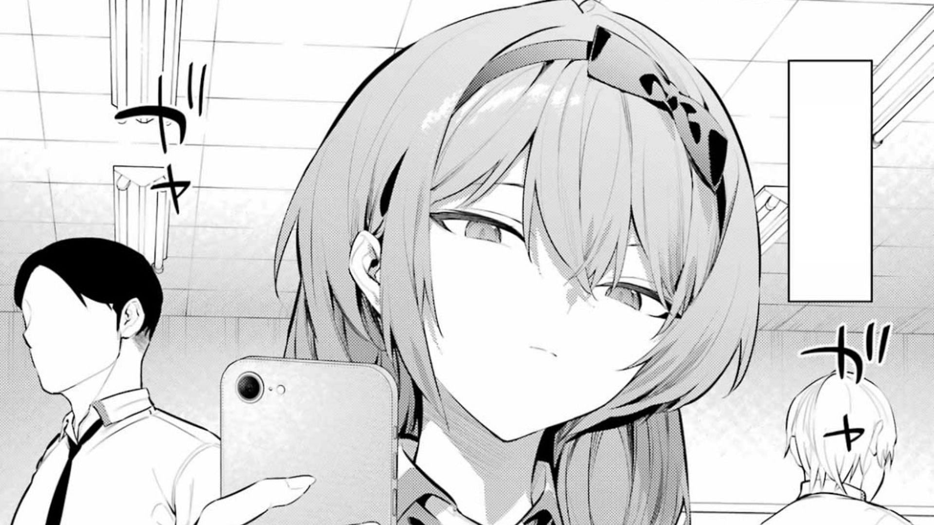 Hina Shingashi as seen in Please Put Them On, Takamine-san chapter 65.2 (Image via Square Enix)
